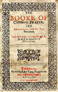 Book of Common Prayer 1637